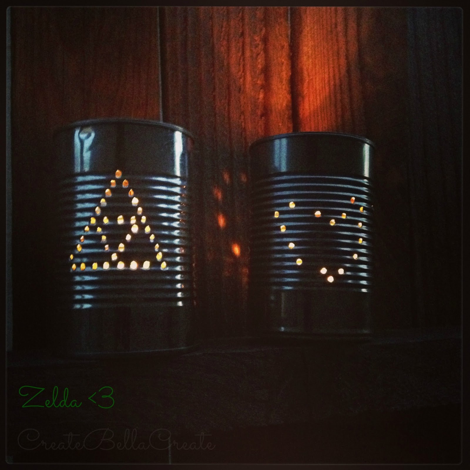 createbellacreate Tin Can Luminaries