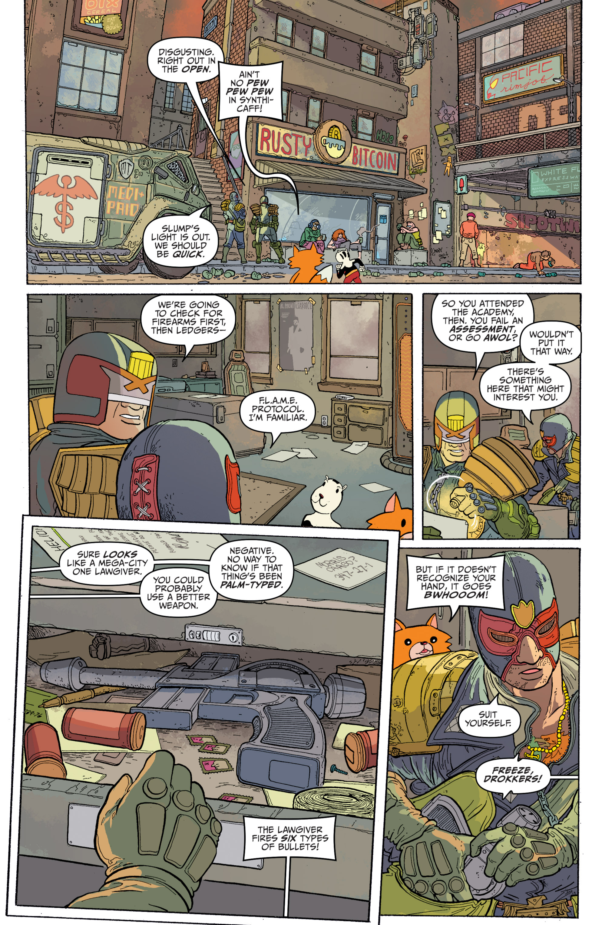 Read online Judge Dredd: Mega-City Two comic -  Issue #4 - 12