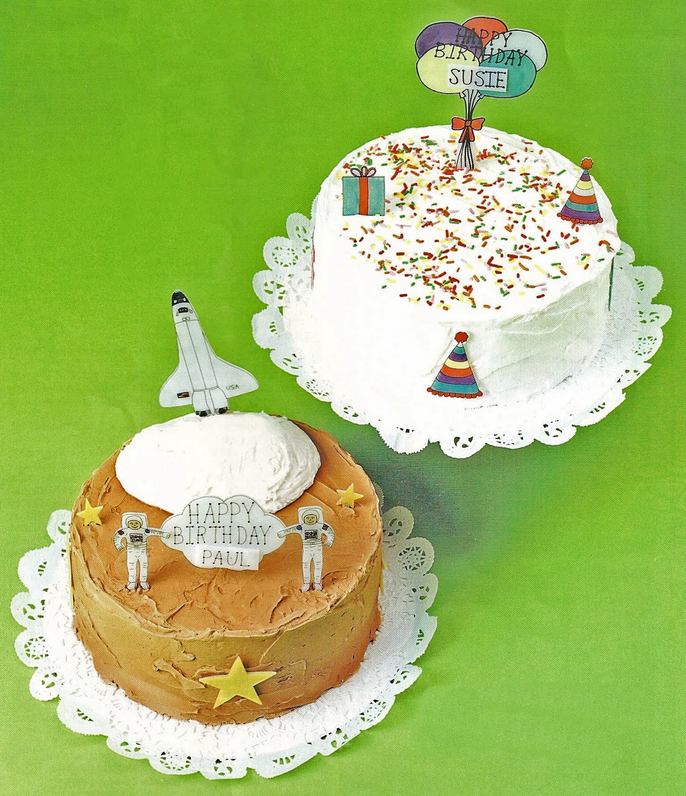 Express Your Creativity Space Shuttle Astronaut Cake