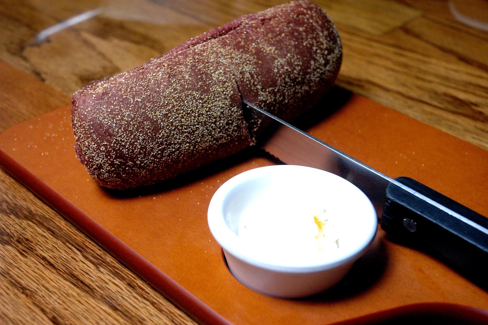 DUDE FOR FOOD A Pork Chop and Salmon Dinner at Outback