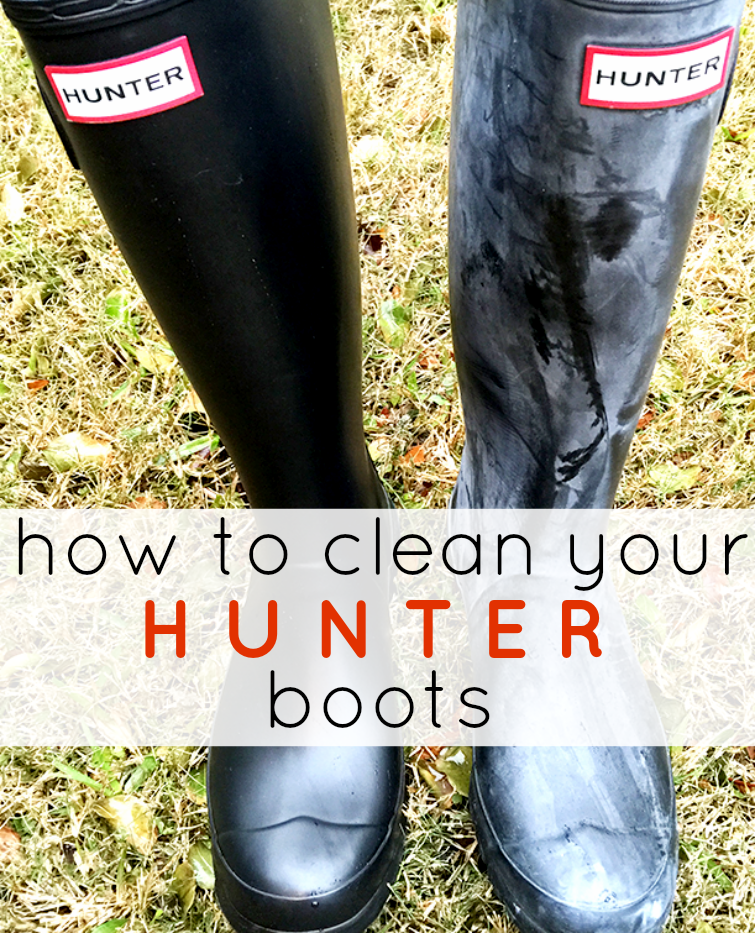 The Southern Thing: How To Clean Your Hunter Boots: Remove White Bloom
