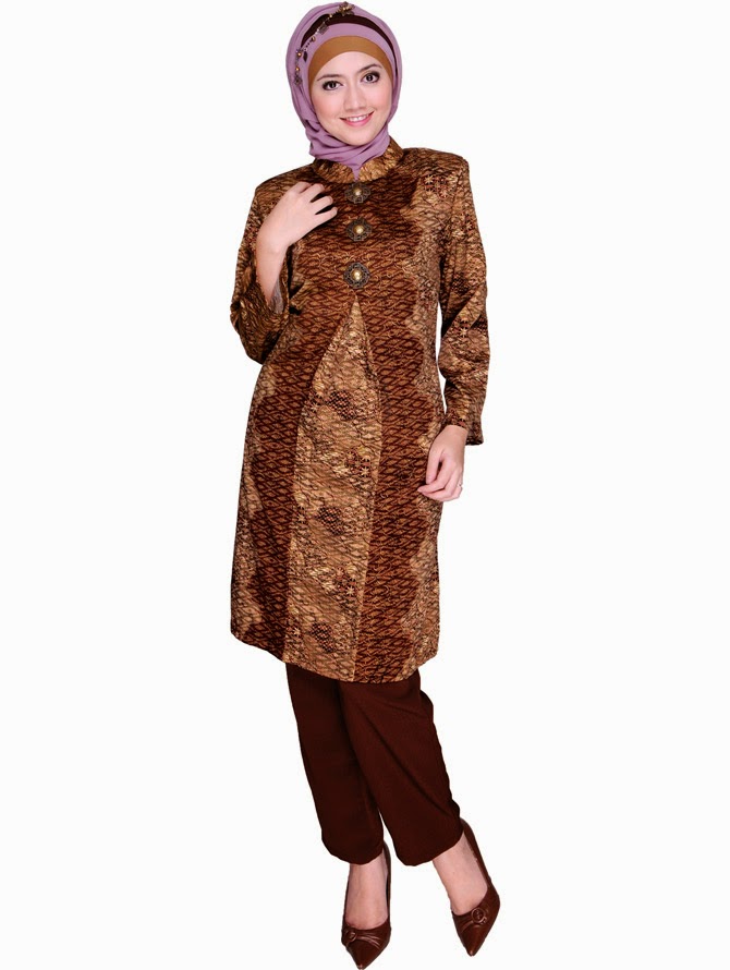  Baju Muslim Terbaru 2014 Baju Batik Modern