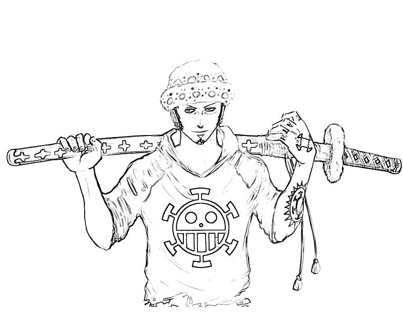 One piece coloring pages law 310842-One piece law coloring pages