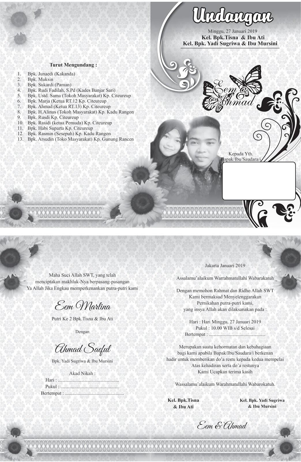 undangan 1 warna cdr undangan 1 warna cdr