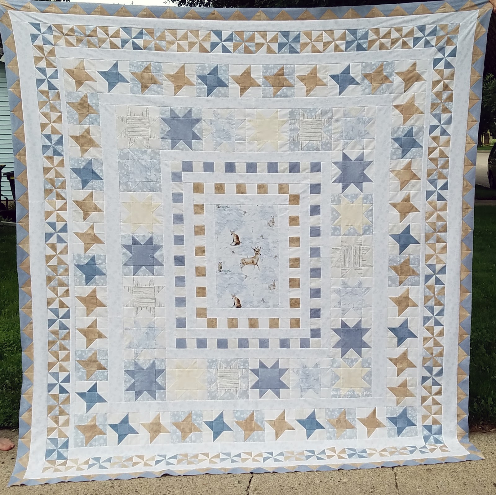 Patterns By Jen Border Quilt Quilt Along Flying Geese Border