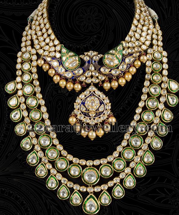 Details about   Stone Layer Wedding Designer Meena Kudan Gold Plated Party Wear Jewelry Necklace 