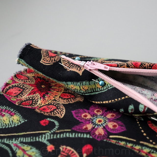 zipper pouch sewing DIY