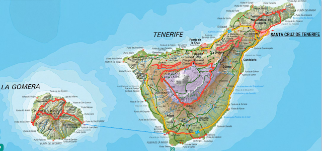 Vuelta a las Islas de Tenerife y La Gomera en MTB