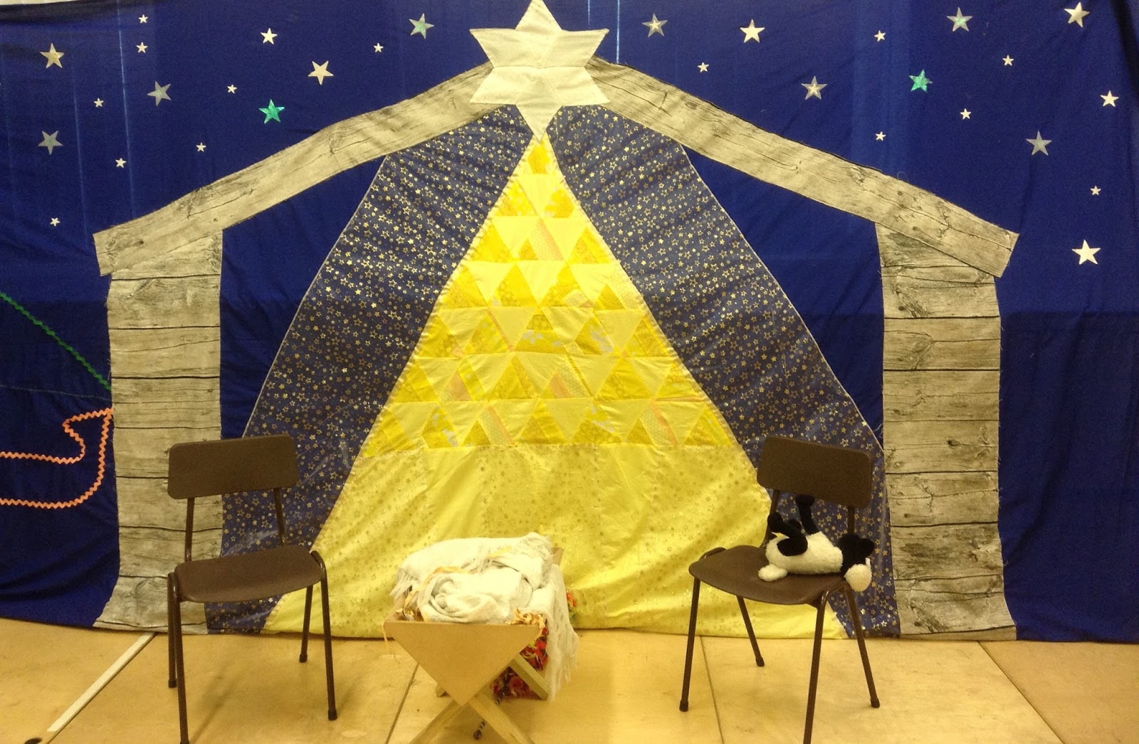 Nativity Scene Backdrop