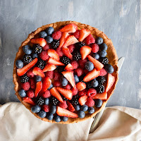  Tarte de limão e frutos vermelhos