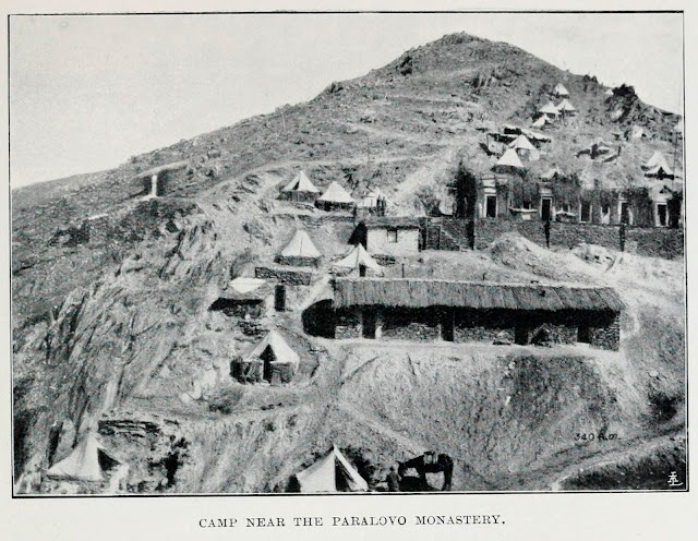 The Macedonian Campaign 1917 - CAMP NEAR THE PARALOVO MONASTERY