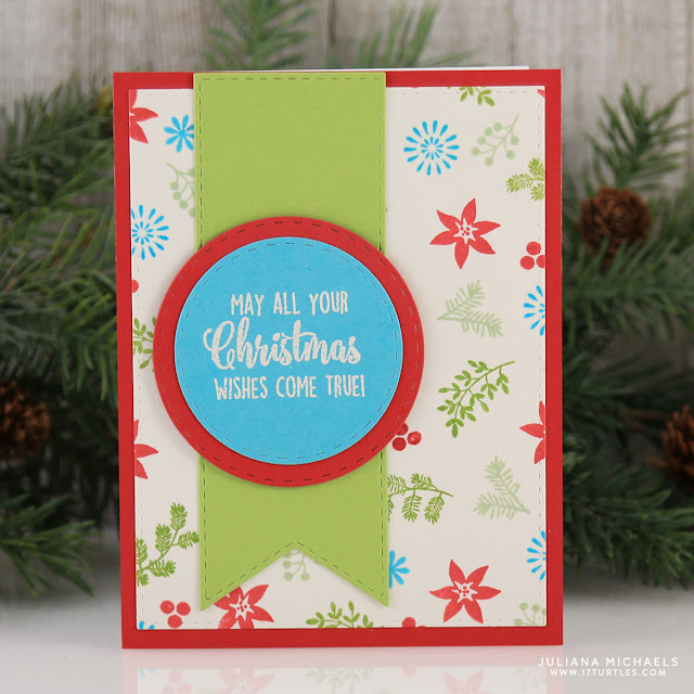Christmas Wishes Card by Juliana Michaels featuring Gina K Designs Home for the Holidays StampTV Kit