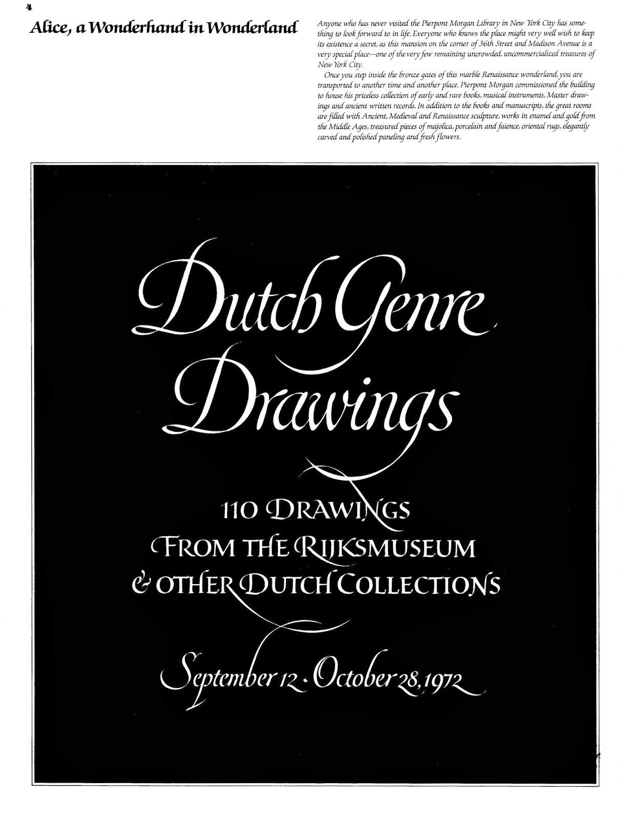 Tenth Letter of the Alphabet: Calligraphy: Alice in U&lc