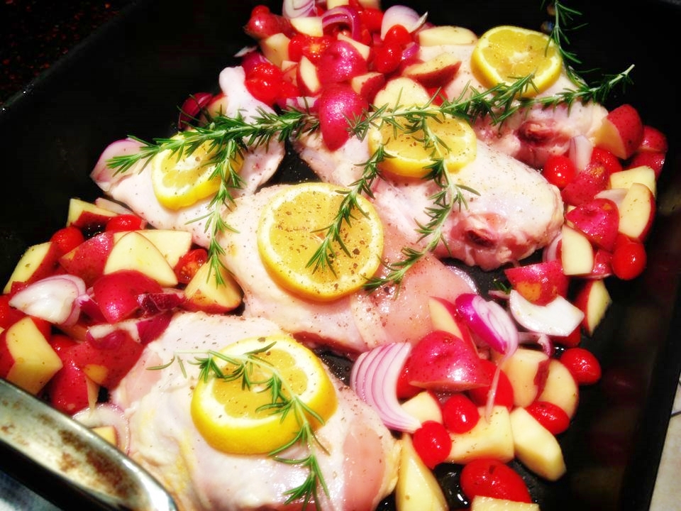 Roasted Chicken alla Nonna