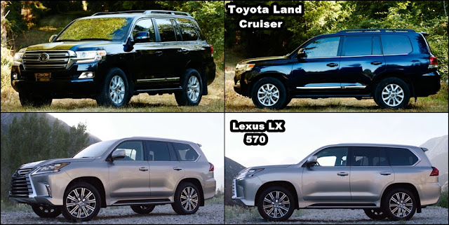 Toyota Land Cruiser và Lexus LX570 2016 thế hệ mới : Chọn bền bỉ hay thương hiệu 2016 Toyota LandCruiser vs 2016 Lexus LX570 hong xe - - Toyota Land Cruiser và Lexus LX570 2016 thế hệ mới : Chọn bền bỉ hay thương hiệu