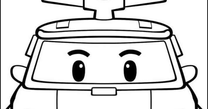 download gambar mewarnai robocar poli