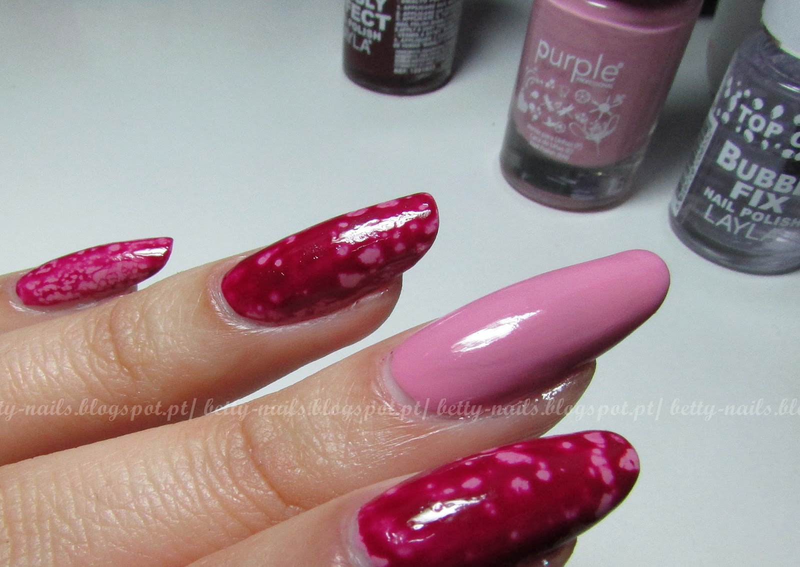 Betty Nails Layla Bubbly Effect and Top Coat Review [Video]