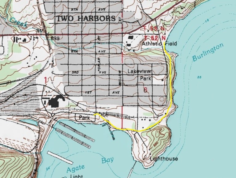 Day Hiking Trails Video of Two Harbor’s Sonju Trail beach