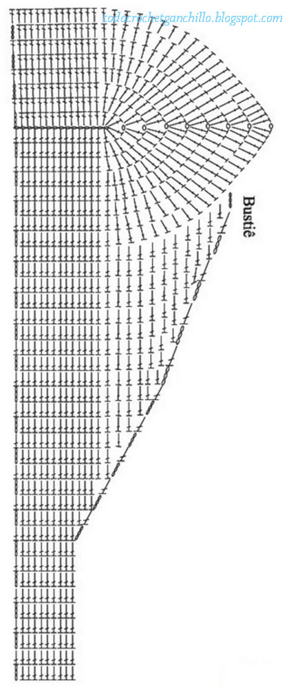 diagrama crochet de corpiño