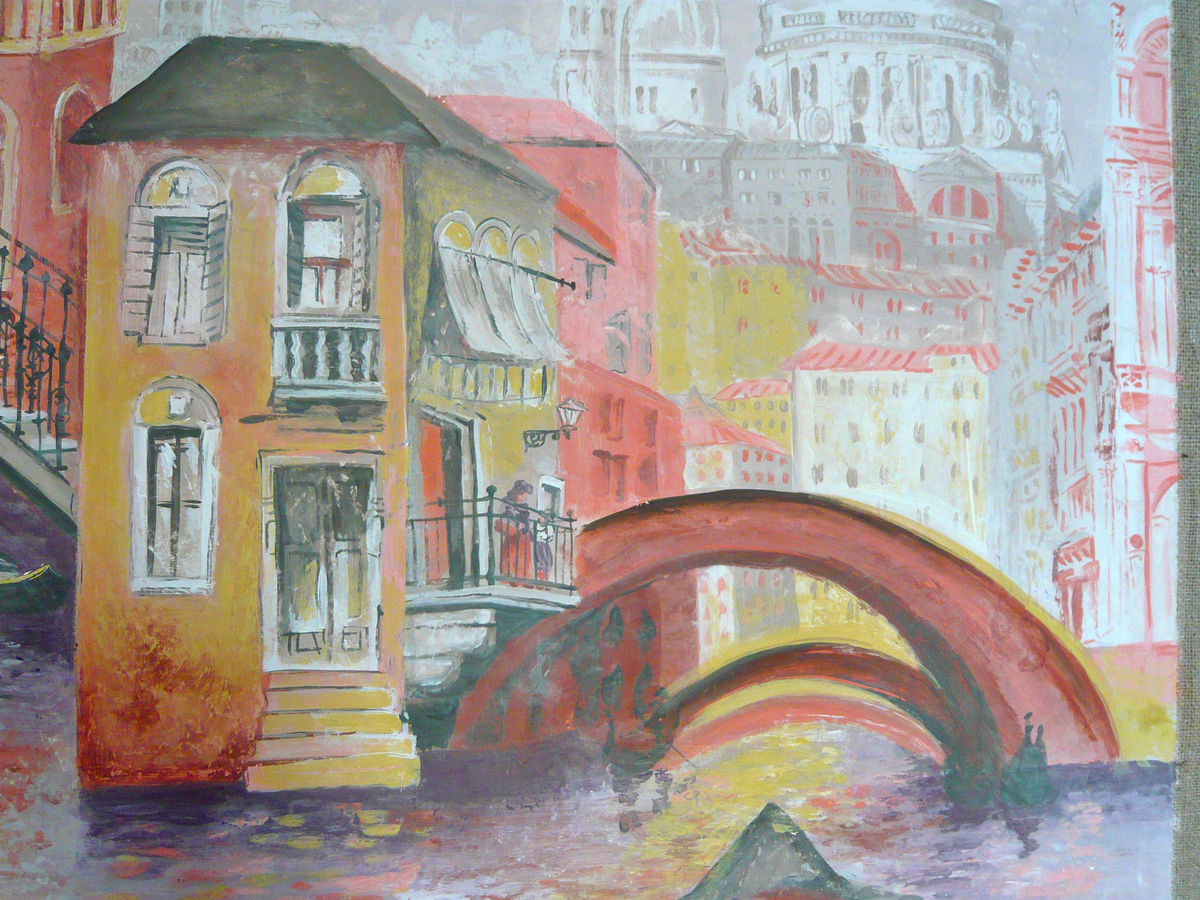 Melissa White Hand Painted Interiors THE GONDOLIER, a new design for Zoffany