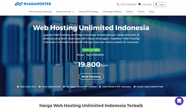 web hosting unlimited indonesia