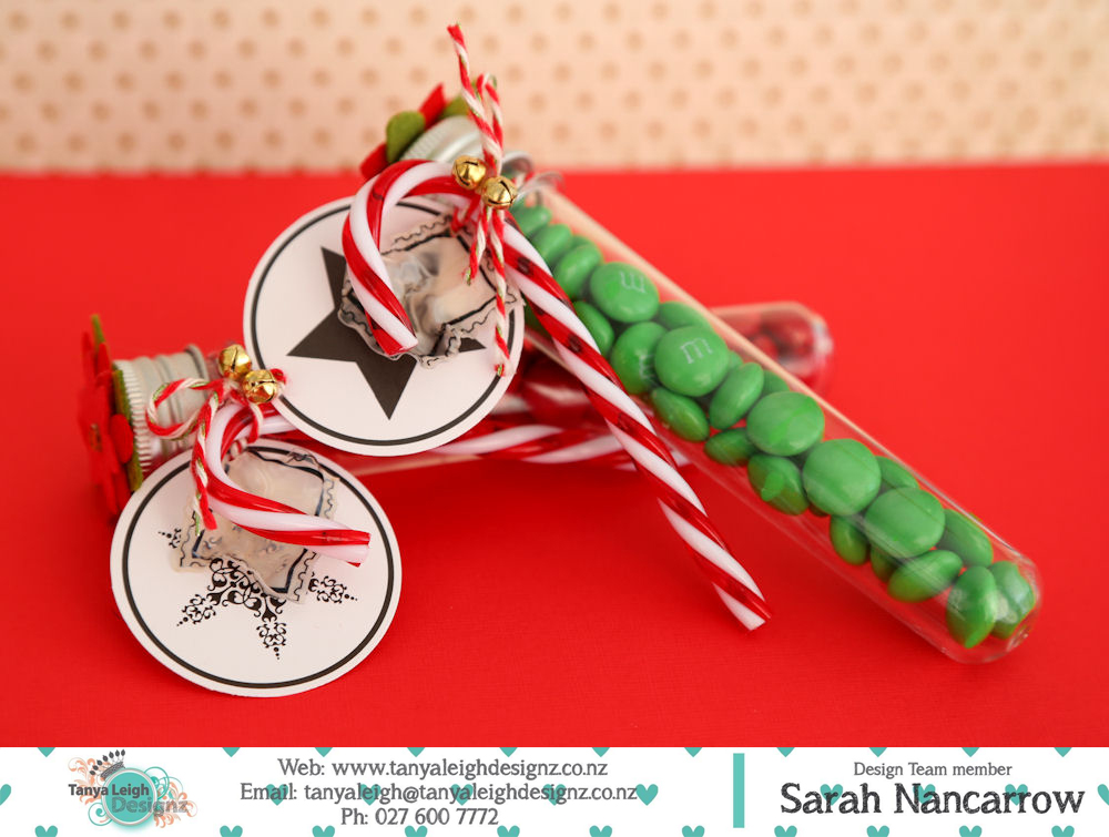 Christmas Test Tubes Paper Tree