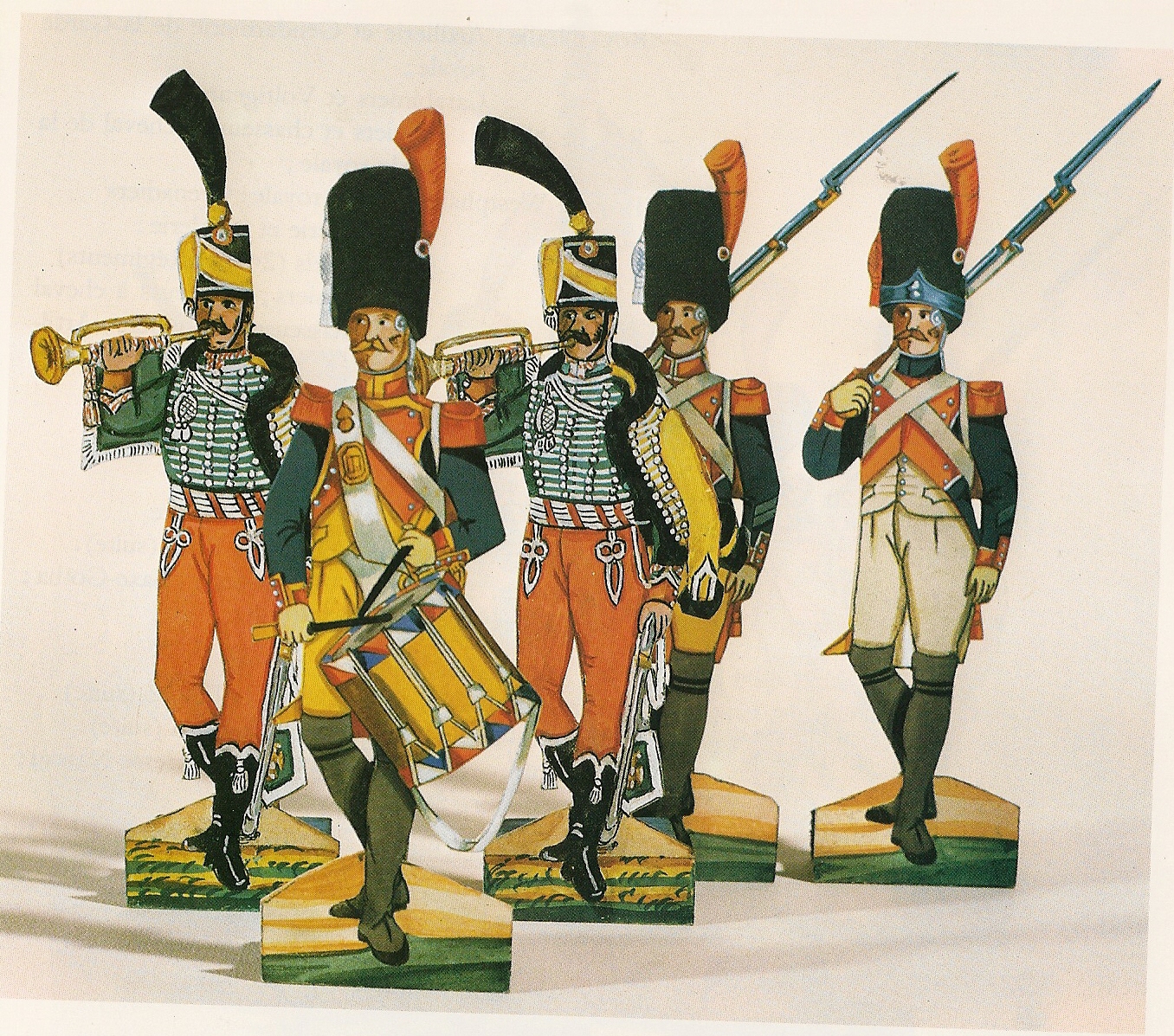 Солдаты армии Наполеона папер Солдер