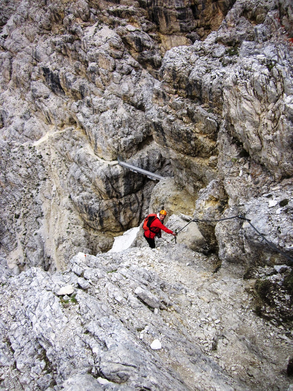 TRINI Y SALVA Vía "del Buco" al Piccolo Lagazuoi Con Javier y Carmen