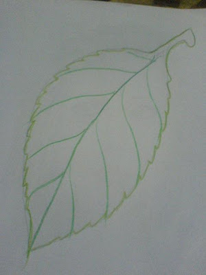 رسم ورقة وردة (ورقة الأشجار) بطريقة مبتكرة و بسيطة  - فَنْ الرَسْمْ