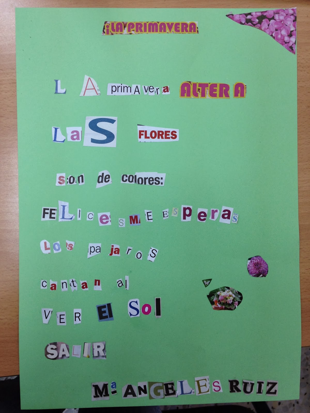 ¡Quiero saber más!: POESÍA CON RECORTES