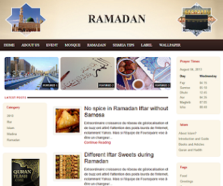 Ramadan Free Blogger Template