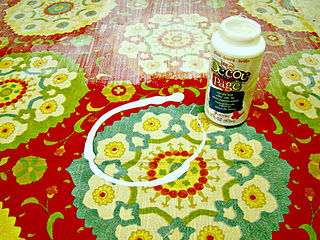 decoro sin decoro: Pintar un mueble con telas