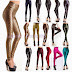 Sexy Ladies Women High Waist Stretch Stretchy Faux Leather Look font b Leggings