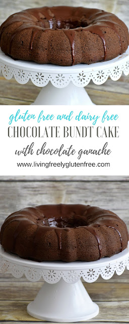 gluten free and dairy free chocolate bundt cake