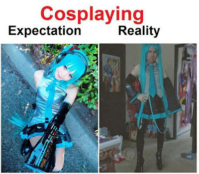 Cosplaying expectation and reality close enough