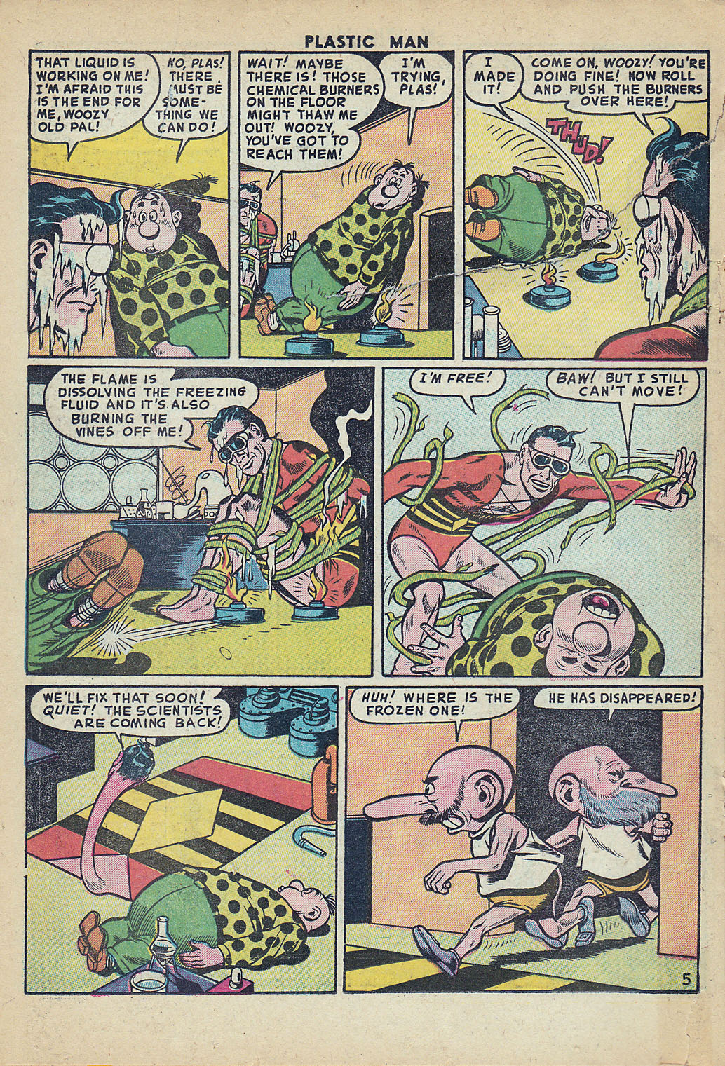 Read online Plastic Man (1943) comic -  Issue #55 - 22