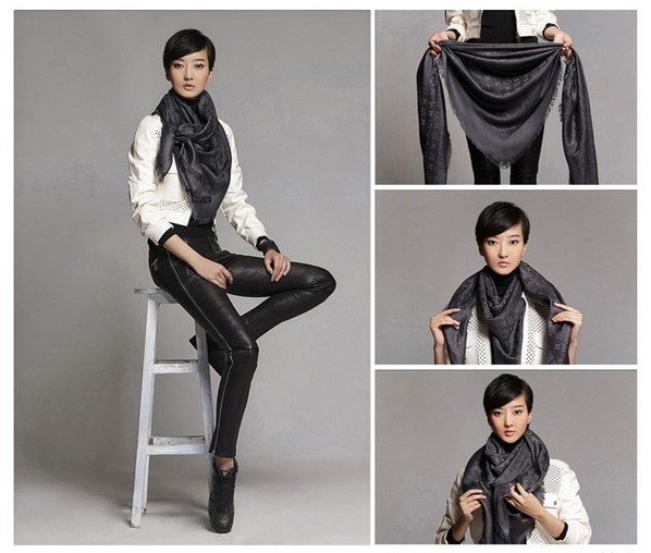 Celebrity News & Gossip: Louis Vuitton Winter Scarf Fashion