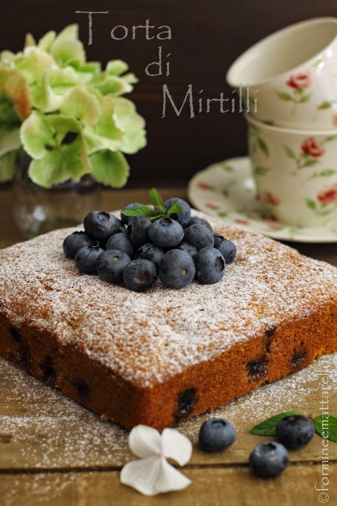 torta di mirtilli