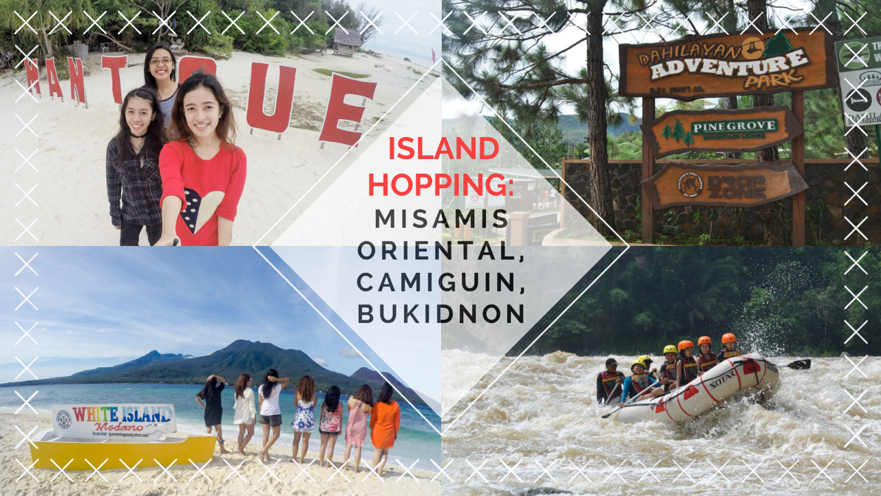 Island Hopping Beaching at Camiguin, Flying through Bukidnon and White
