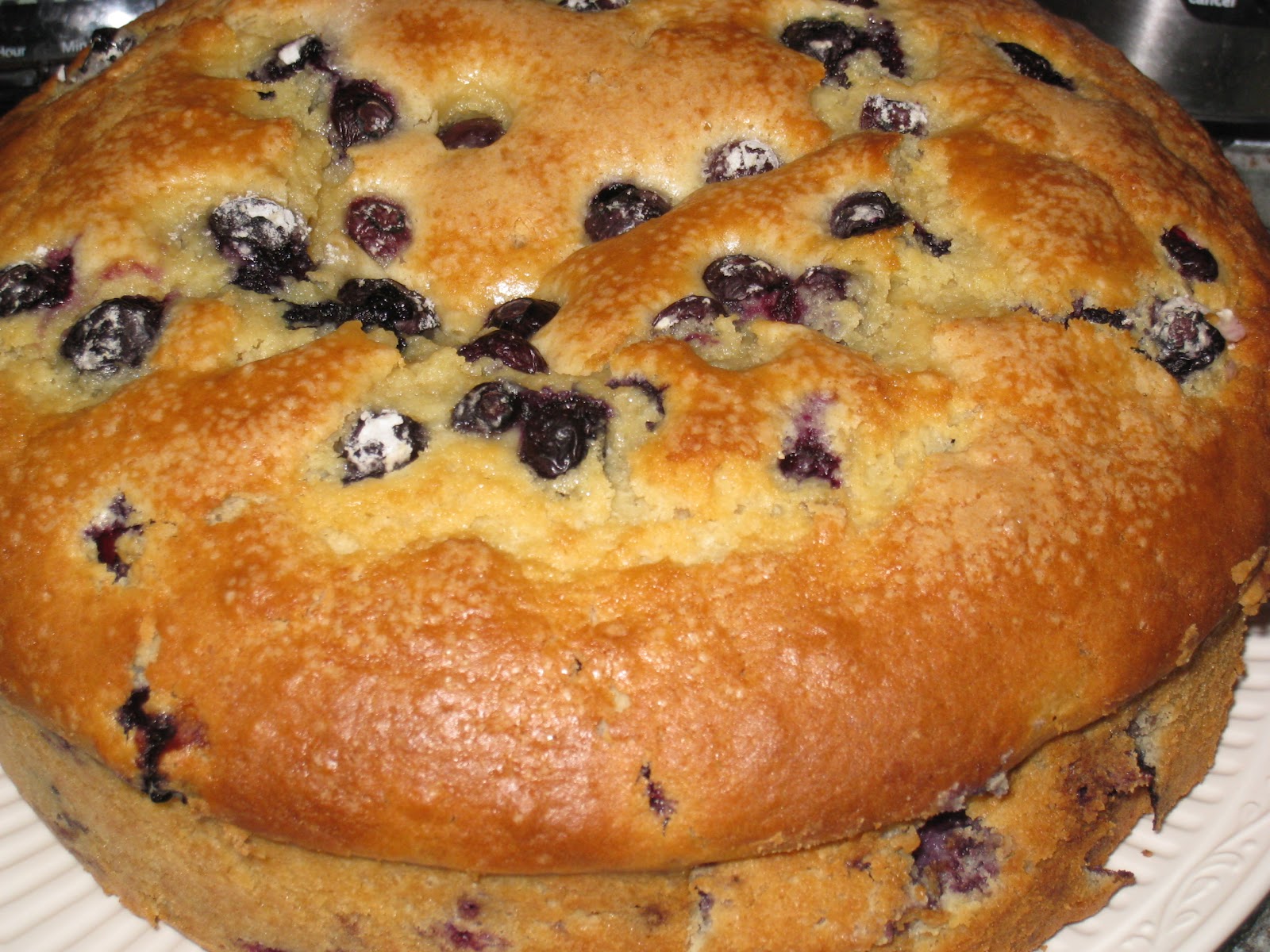 A Joyful Life! Blueberry/Lemon Buttermilk Cake Anyone?