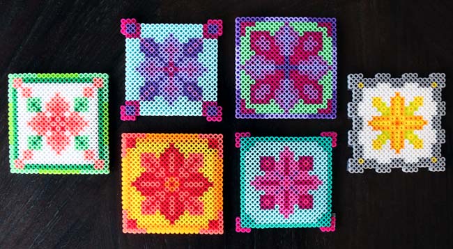 bliss bloom {blog} ~ a craft and lifestyle journal: Make // Perler Bead Coasters