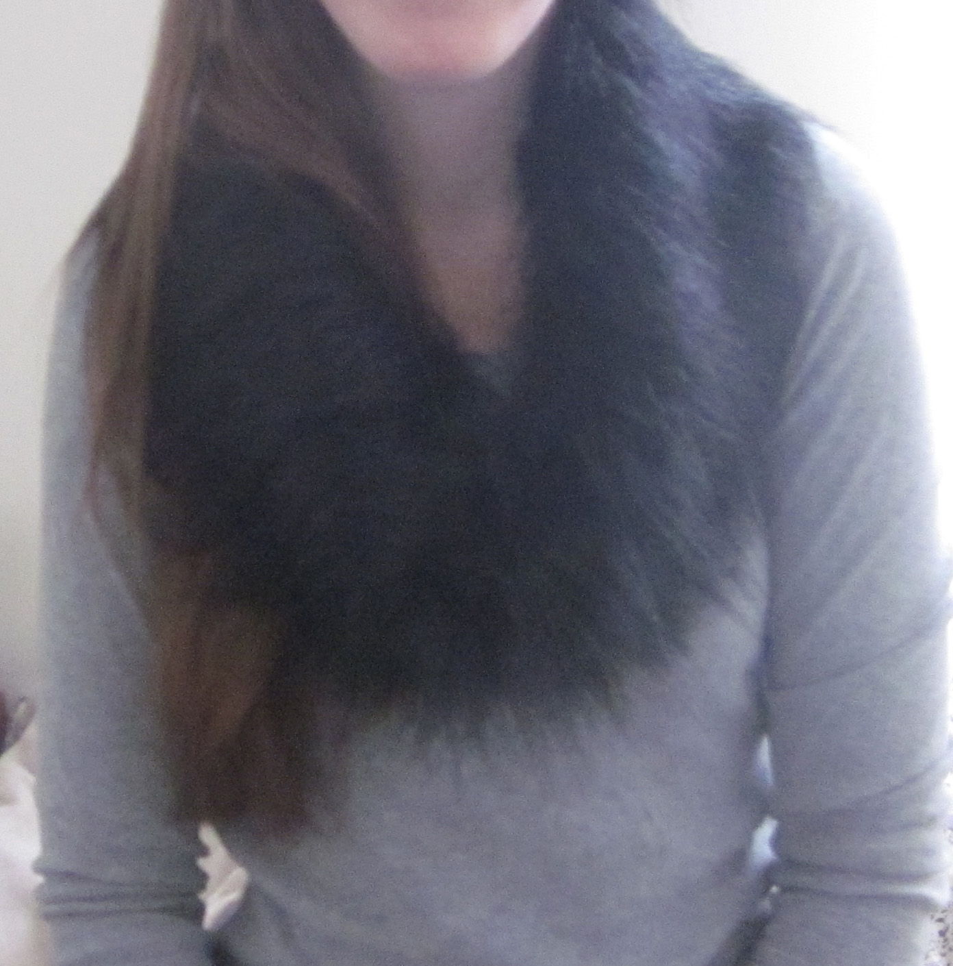 The Crafty Novice Pinterest Challenge Week 2 Faux Fur Infinity Scarf