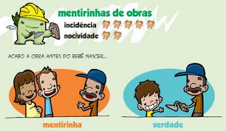 mentiras de obras, quadrinhos