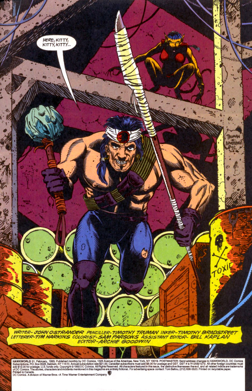 Read online Hawkworld (1990) comic -  Issue #31 - 2