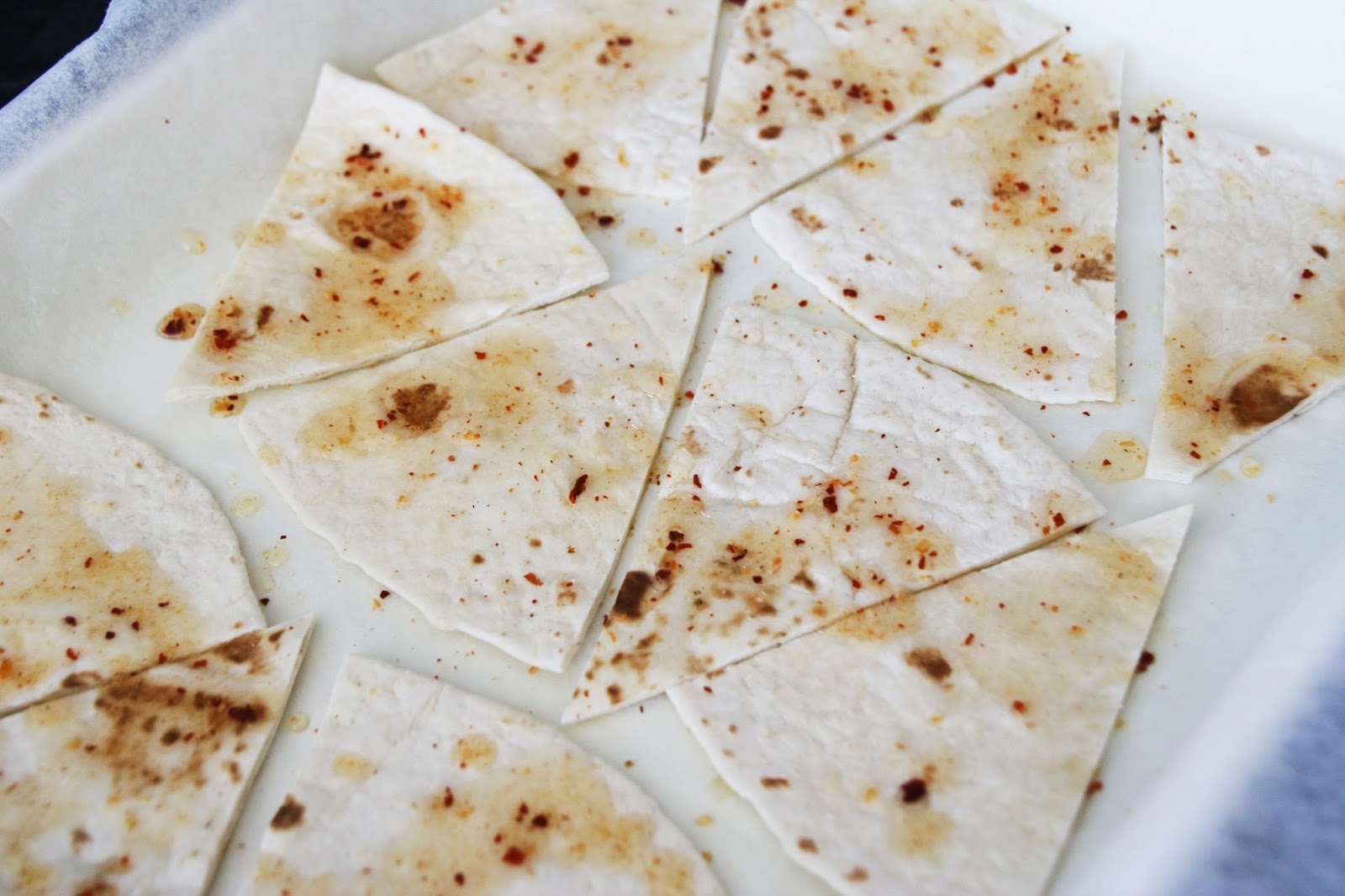 Baked curried tortilla chips The Little Blog Of Vegan
