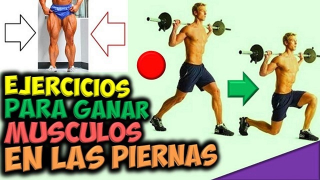 Como hacer para ganar masa muscular en las piernas