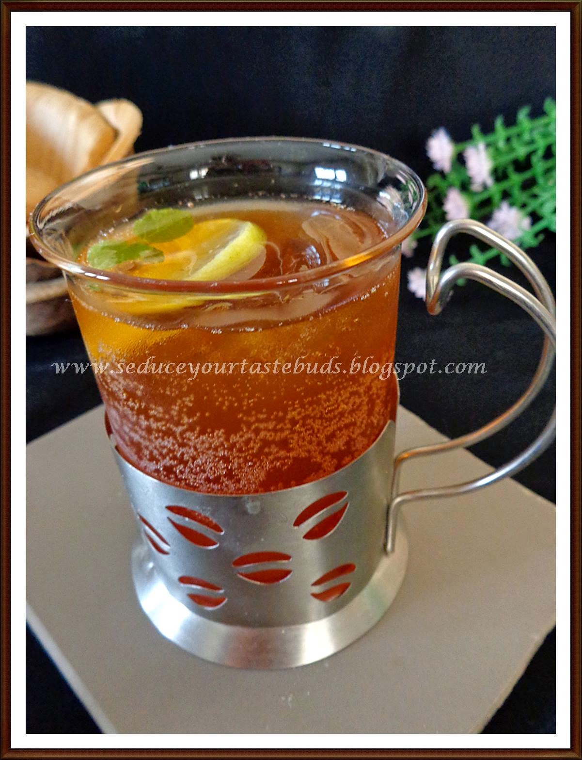 Seduce Your Tastebuds... Iced Tea Fizz Mocktail Recipe