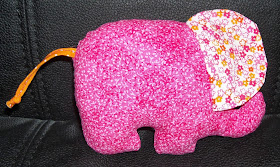 Crafter without a Cat: Pink and Orange Elephants