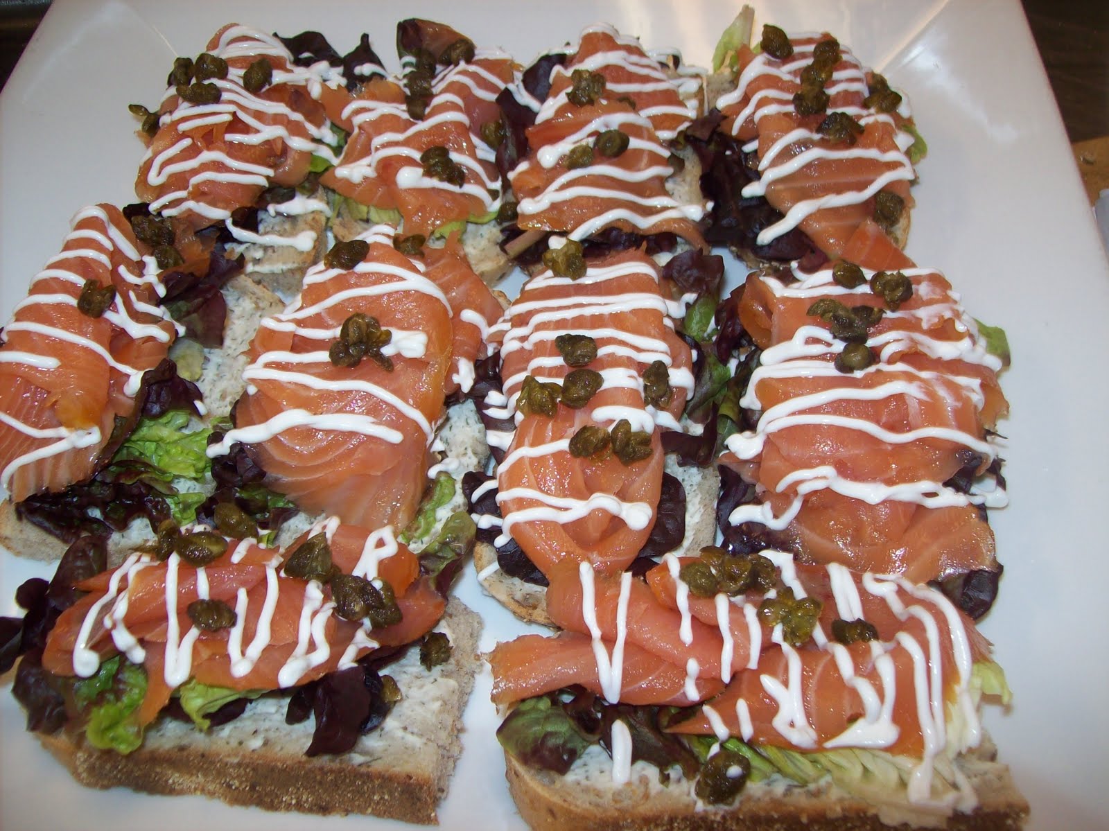 Kyleen in Culinary Open Faced Sandwiches