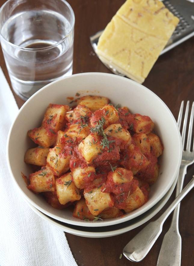 Whole Wheat Ricotta Gnocchi With Tomato and Fresh Herb Sauce